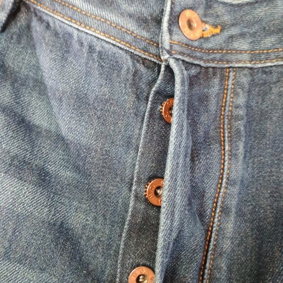 Diesel Larkee Jeans Men’s Tag 38 x 32 actual 40 x 33 Dark Wash Straight Leg - Picture 5 of 14